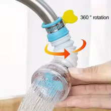 360° rotatable telescopic splash-proof tap
