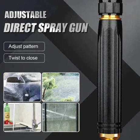 Water Spray Nozzle Hose Pipe Adjustable Metal Spray Nozzle